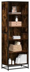 Libreria Rovere Fumo 60x35x170,5 Cm İn Truciolato /