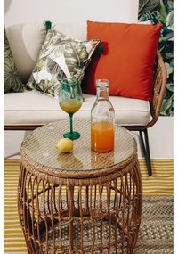 Mobili da giardino in rattan artificiale beige Vistdal - Bonami Essentials