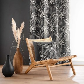 Tenda bianca e nera 140x260 cm Cabana - douceur d'intérieur