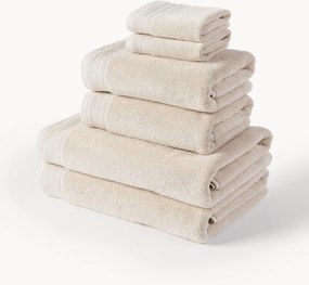 Set di asciugamani in cotone organico Premium, varie misure