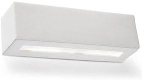 Applique da Parete in Gesso-Ceramico VEGA E27 Pitturabile da Interno