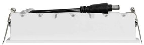 Faro LED da Incasso 12W Foro 140x35mm Bianco Colore Bianco Naturale 4.000K