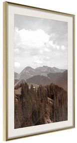 Poster  Breathtaking View  Cornice Quadri Cornice d'oro con passe-partout, Larghezza x Altezza Home decor 20x30