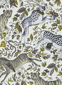 Clarke & Clarke Carta da parati Protea - Gold