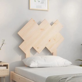 Testiera per letto 72,5x3x81 cm in legno massello di pino