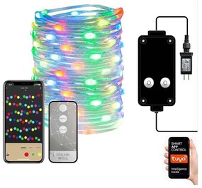 Immax NEO 07736L-LED RGB Striscia dimmerabile per esterni 8,4W/230V 16m IP44 Wi-Fi Tuya