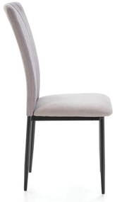 Set di sedie da pranzo grigio chiaro 4 pz Holly - Marckeric