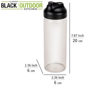 Bottiglia di olio o aceto Black Outdoor Kitchen - Wenko