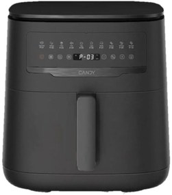 Candy CAF7 011 – Friggitrice ad aria 7 L, potenza 1700 W, programmi preimpostati, display digitale, tecnologia di cottura ad aria calda, colore Nero