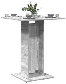 Tavolo Da Bistrot Grigio Sonoma 60x60x75 Cm Legno Multistrato /
