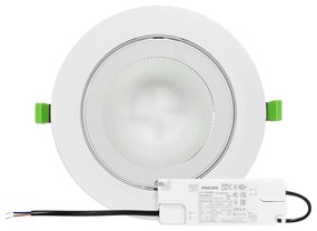 Faro LED da Incasso 42W Orientabile, Foro Ø210mm- PHILIPS Certadrive Colore Bianco Variabile CCT