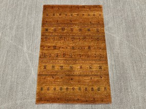 Loribaft Tappeto persiano 80x130 Giallo (Iran) Annodato A Mano