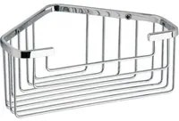 Portaoggetti doccia angolare modello Augustus di Gedy - Cromato