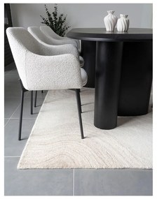 Tappeto in lana color crema tessuto a mano 160x230 cm Surat - House Nordic