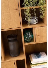 Libreria in rovere decorato in colore naturale 90x180 cm Rangoon - Actona