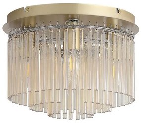 Searchlight 55620-320CP - Plafoniera SWIZZLE 5x E14/60W/230V, Ø 32 cm, dorata