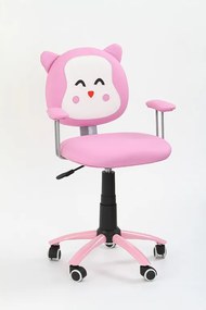 Sedia da ufficio per bambini Kitty rosa