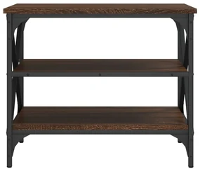 Mobile porta tv rovere marrone 60x40x50 cm in legno multistrato
