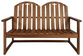 Set da pranzo da giardino 4 pz in legno massello di acacia