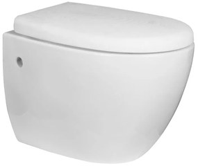 Vaso WC sospeso AZZURRA dinasty, sedile escluso P 50 x L 36 x H 31 cm bianco