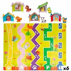 Puzzle per Bambini Lisciani Fattoria 27 Pezzi 48 x 1 x 36 cm (6 Unità)