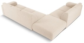Divano angolare beige in tessuto bouclé (angolo sinistro) Molino - Micadoni Home