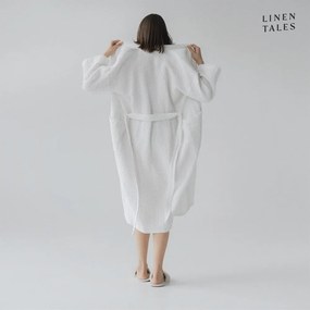 Accappatoio bianco taglia L/XL White - Linen Tales