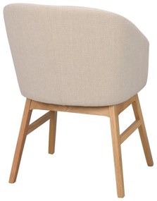 Set di sedie da pranzo beige in imbottito 2 pz Windham – Rowico