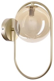 Applique CORDEL 1xG9/28W/230V ottone/fumé beige