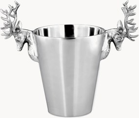 Glacette placcata argento Deer