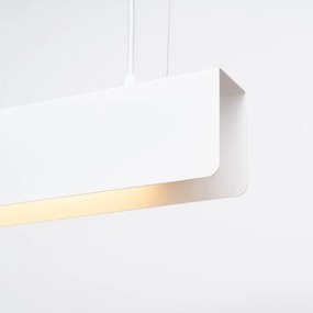 Lampadario LED bianco in metallo Nebula – Sollux