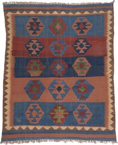 Kilim Tappeto orientale 200x170 (Indian) Tessuto A Mano