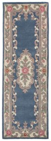 Tappeto in lana blu 67x210 cm Aubusson - Flair Rugs