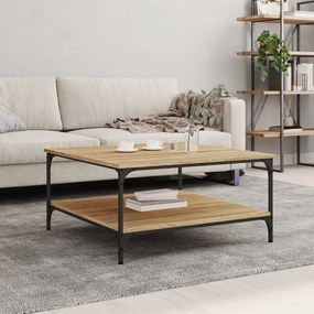 Tavolino Da Salotto Rovere Sonoma 80x80x40 Cm Legno Multistrato /