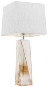 Argon 3840 - Lampada da tavolo LILLE 1xE27/15W/230V bianco