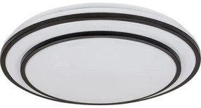 Rabalux 2130 - Plafoniera LED dimmerabile LUPITA LED/40W/230V nera + telecomando