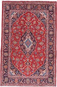 Kashan Tappeto 140x210 (Iran) Annodato A Mano