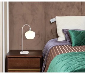 Globo 15548TW - Lampada da tavolo MAXY 1xE27/40W/230V bianco