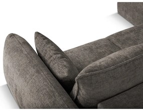 Divano angolare grigio (angolo sinistro) Matera - Cosmopolitan Design