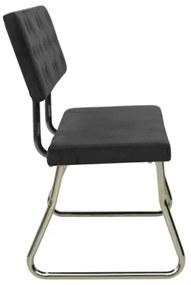 Panca 110 cm in Velluto Nero