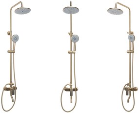 Set doccia Rea VERSO BRUSHED GOLD