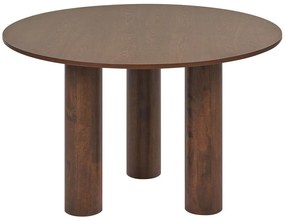 Tavolo da pranzo legno scuro ⌀ 120 cm ORIN Beliani