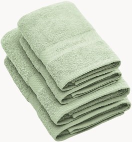 Set di 4 asciugamani in cotone Simply Bath