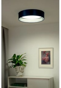 Duolla - Plafoniera LED ROLLER LED/24W/230V diametro 45 cm blu/argento