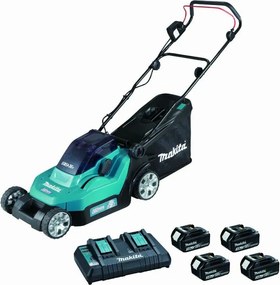 Tosaerba 36V 2 x 18V Li-Ion 3Ah MAKITA 4 batt. + caricatore - DLM382PF4