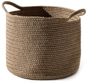 benuta Nest Cestino Nandi Beige 30x30x25 cm - Tappeto design moderno soggiorno