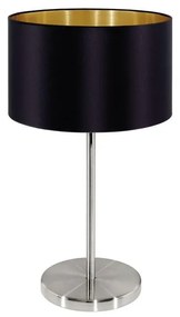 Lampada da tavolo glamour Maserlo cotone E27 EGLO