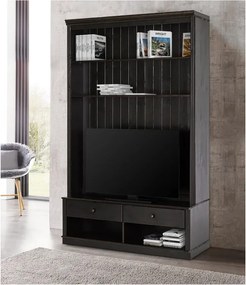 Mobile TV marrone in legno di pino 140x223 cm Anita - Støraa