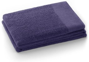 Asciugamano tipo terry viola in cotone 70x140 cm Amari – Restilo