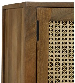 Cassettiera in legno di mango marrone 88x84 cm Nipas - Light &amp; Living